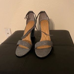 Bamboo Gray Sparkly Shoes